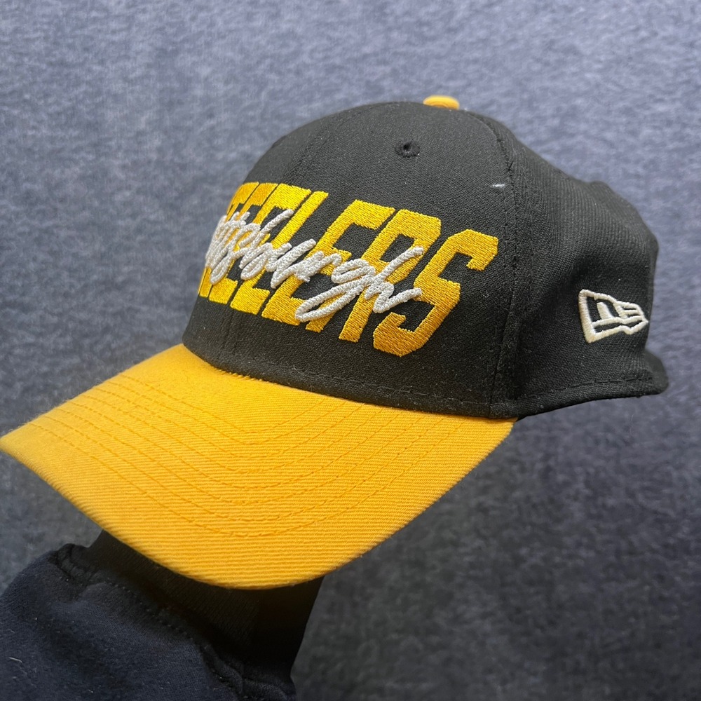 Pittsburgh Steelers NFL Hat Black Yellow Embroidered‎ Cap Mens OSFM